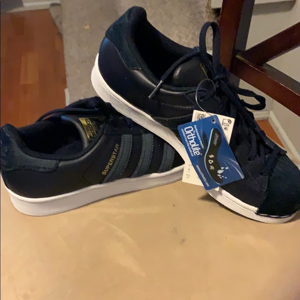 Adidas SuperStar size 7 1/2 Blue Colligate Sneaker